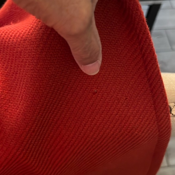 Talbots Single Button Wool Blend Blazer red orange  size 10 - Picture 12 of 12